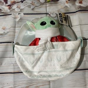 The Mandalorian Grogu Holiday Plush
